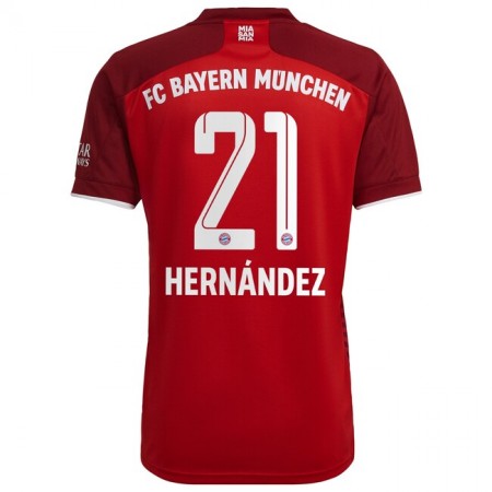 Billige Fotballdrakter  FC Bayern München Lucas Hernandez 21 Hjemmedraktsett 2021/22 Kortermet